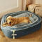 Großes, warmes, tiefes Schlafbett, orthopädisches Hundebett
