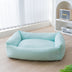 Cama para perros lavable rectángulo cama transpirable para mascotas