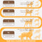 Cloudy Fluffy Calming Donuts Runde Hundebetten