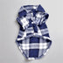 Classic Plaid Dog Shirt - Cozy and Stylish for Every Occasion