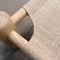 Cama para perros elevado de lino y madera